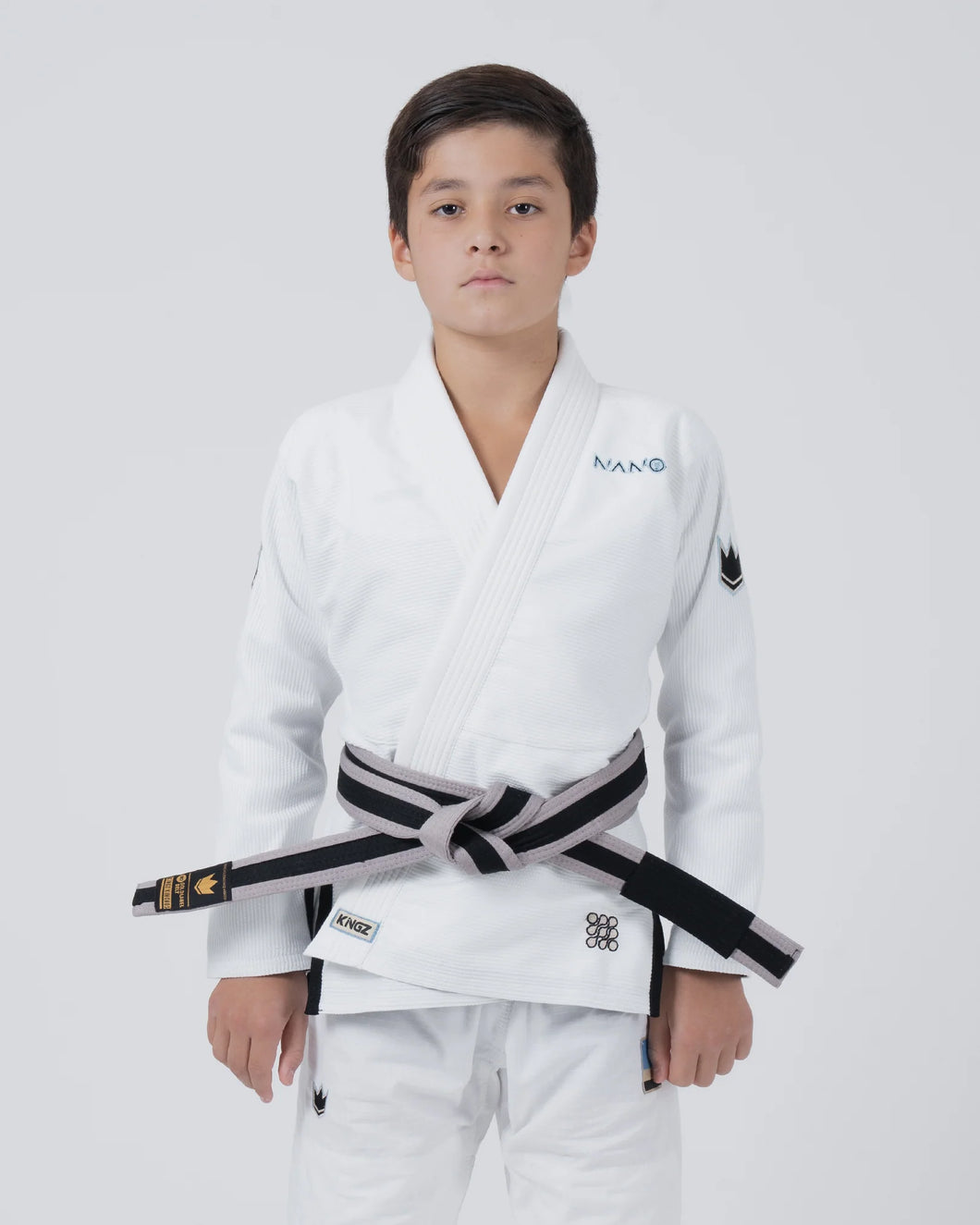 Kimono BJJ (Gi) Kingz Nano Youth 3.0. Weiss