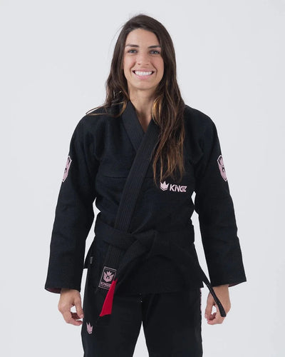 Kimono BJJ (GI) Kingz Ballistische 3.0 Frauen - Schwarz