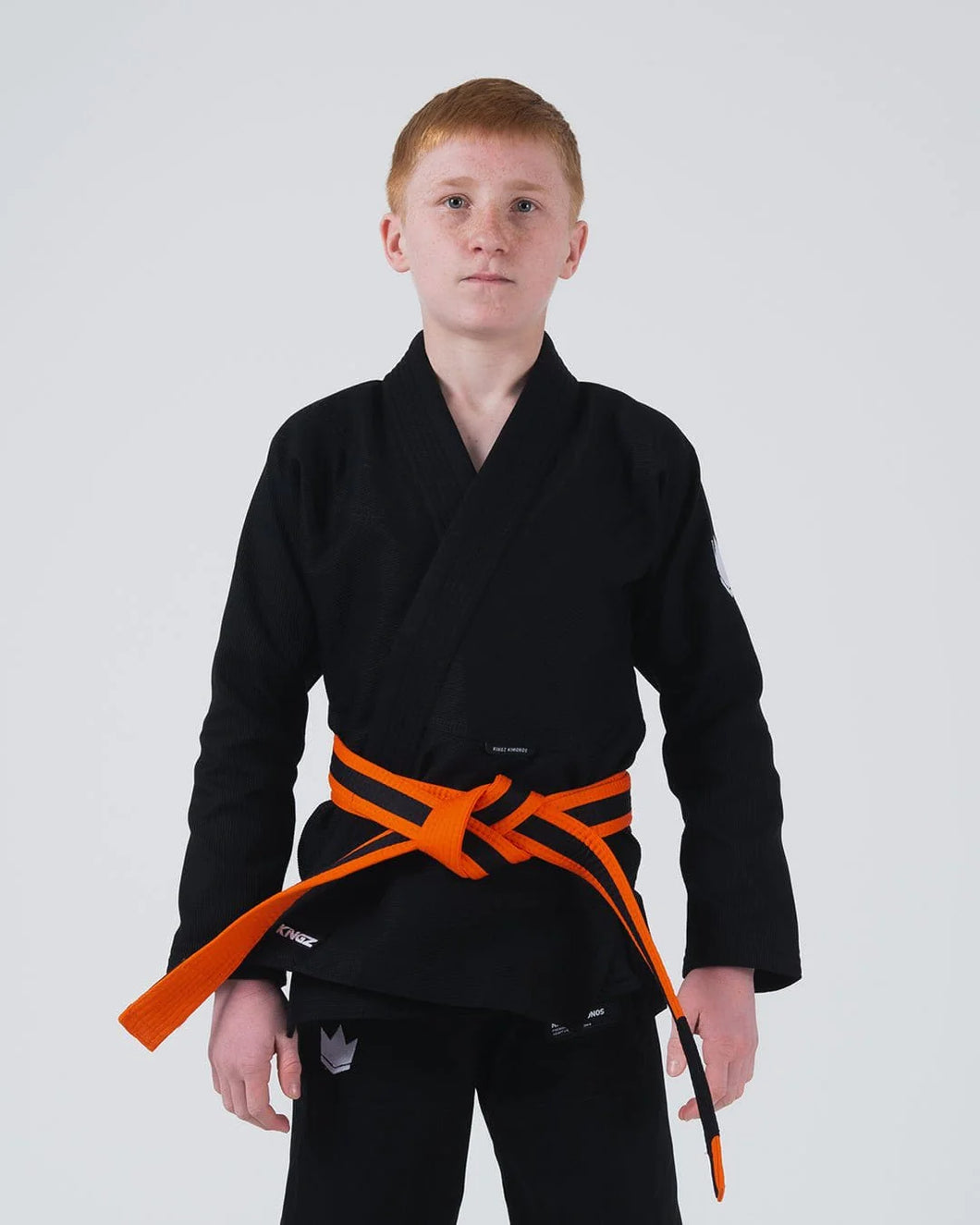 Kimono BJJ (GI) Kingz Kore Youth 2.0. Black with white belt