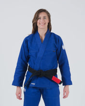 Lade das Bild in den Galerie-Viewer, Kimono BJJ (GI) Kingz Kore V2 Frauen -Azul -Weißer Gürtel enthalten
