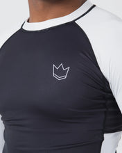 Load image into Gallery viewer, Rashguard Kingz Ranked Performance V2 Long Sleeve - White
