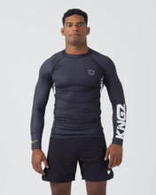 Lade das Bild in den Galerie-Viewer, Rashguard Kingz Ranked Performance V2 Long Sleeve - Schwarz
