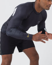 Load image into Gallery viewer, Rashguard Kingz Ranked Performance V2 Long Sleeve - Black
