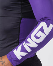 Load image into Gallery viewer, Rashguard Kingz Ranked Performance V2 Long Sleeve - Purple
