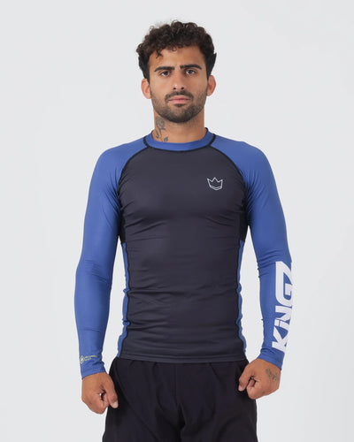 Rashguard Kingz Ranked Performance V2 Long Sleeve - Blau