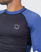 Load image into Gallery viewer, Rashguard Kingz Ranked Performance V2 Long Sleeve - Blue
