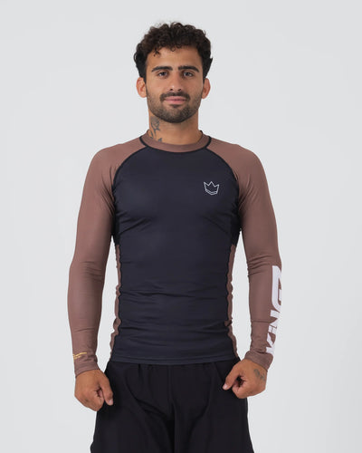 Rashguard Kingz Ranked Performance V2 Long Sleeve - Braun