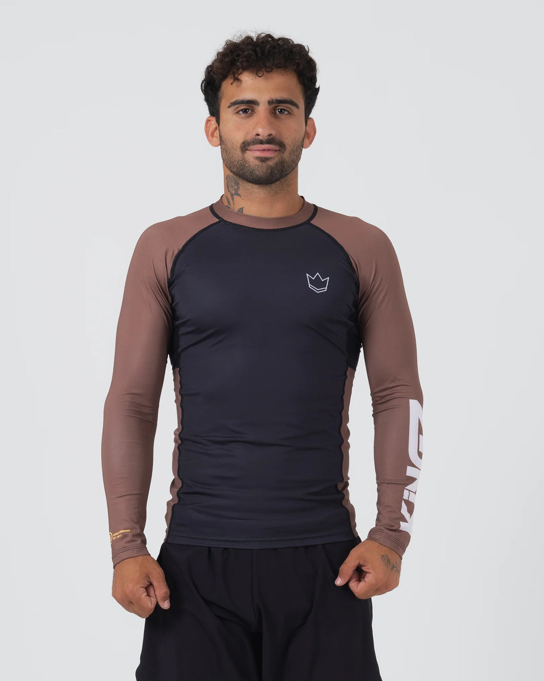 Rashguard Kingz Ranked Performance V2 Long Sleeve - Brown