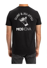 Lade das Bild in den Galerie-Viewer, Moskova Tee Back Bjj Shaka-Black White
