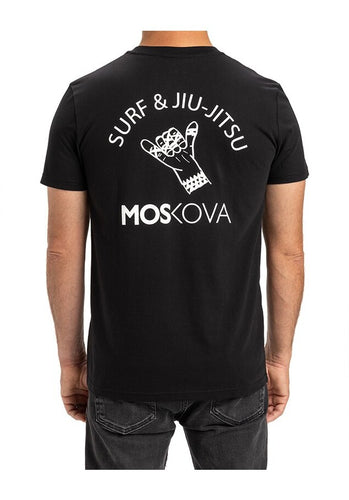 Moskova Tee Back Bjj Shaka-Black White