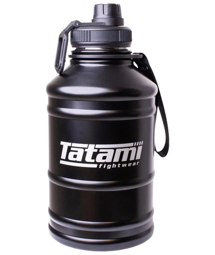 Metal water bottle 2.2l- black