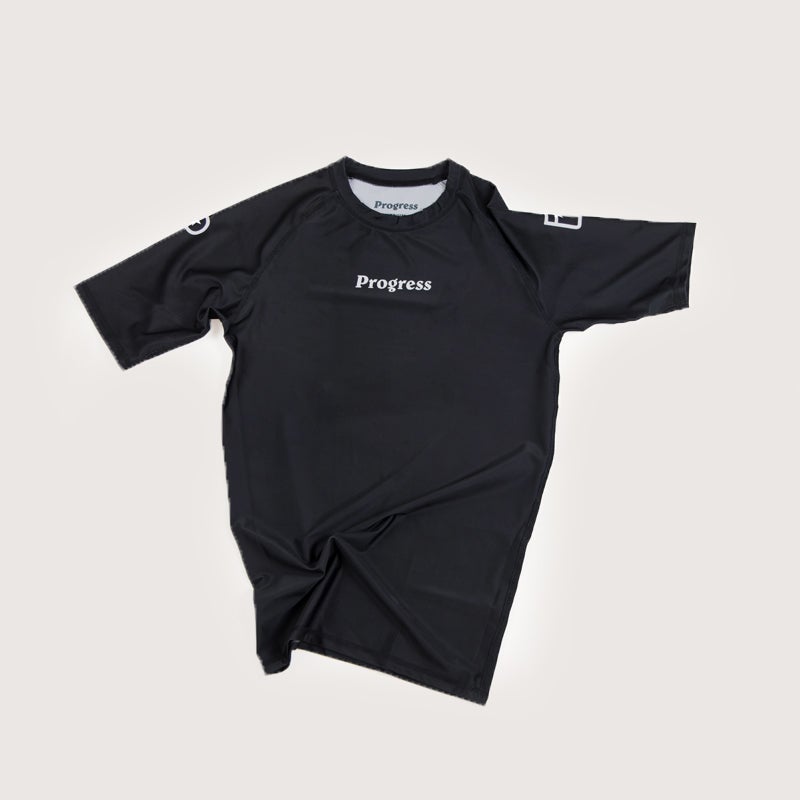 Progress Academy Rashguard- Short-Manga-Black