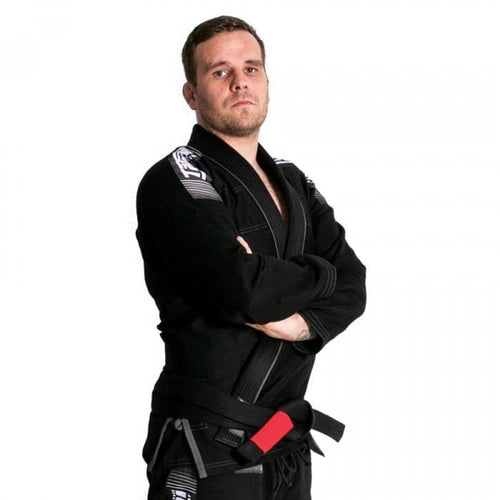 Kimono BJJ (GI) Tatami Nova + Plus -Schwarz - Weißer Gürtel enthalten