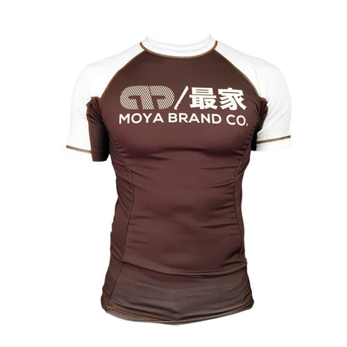 Rashguard Moya Brand Scuderia III Short Manga - Brown