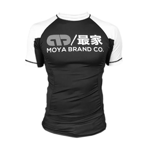 Rashguard Moya Brand Scuderia III Short Manga - Black