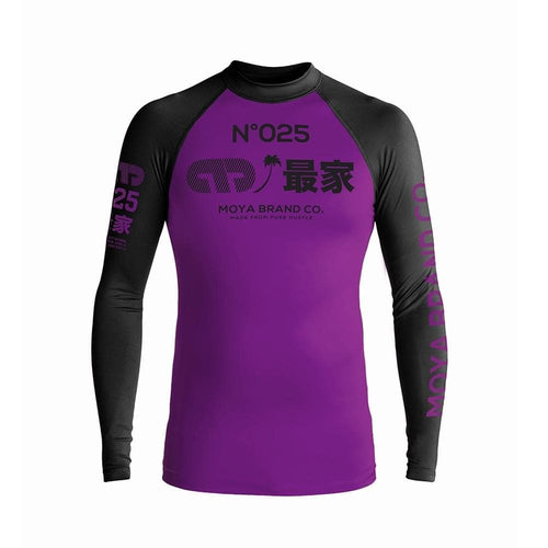 Rashguard Moya Brand Aventador long sleeve IV - purple