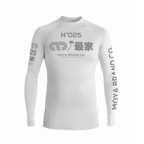 Rashguard Moya Brand Aventador Long Manga IV - White