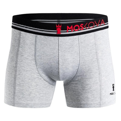 Boxer Moskova M2 Cotton - Heather Gray Stripe