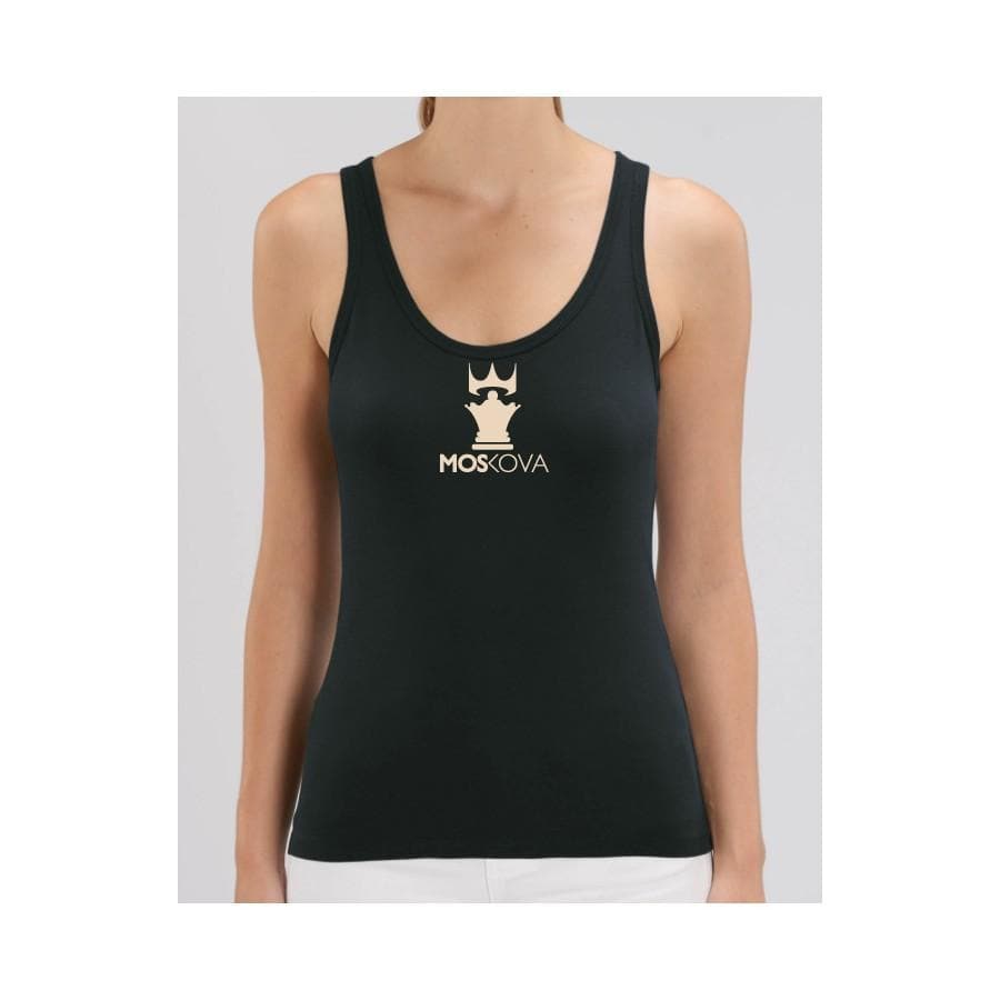 Moskova Tank Women Corpo Crown Negro-Peach - StockBJJ