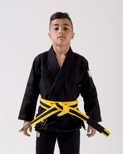 Kimono BJJ (GI) Kingz Kid's Kore Black mit weißem Gürtel