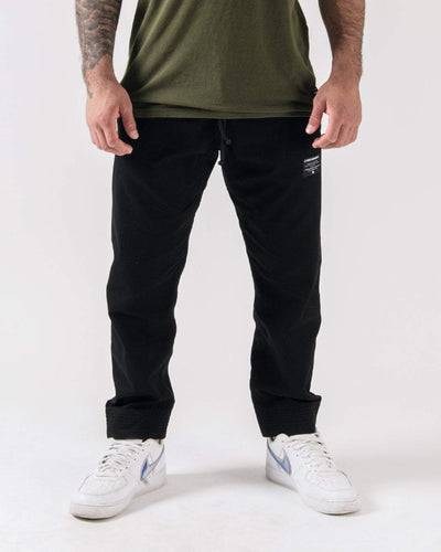 Kingz Casual Cotton Gi Pant-Neger