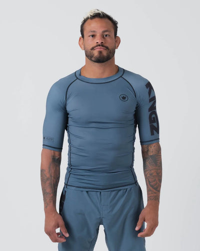 Rashguard Kingz Kore V2 Kurzarmblau