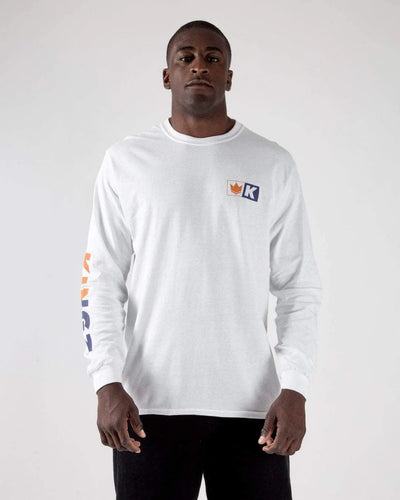 Kingz Krown T-shirt L/S- White